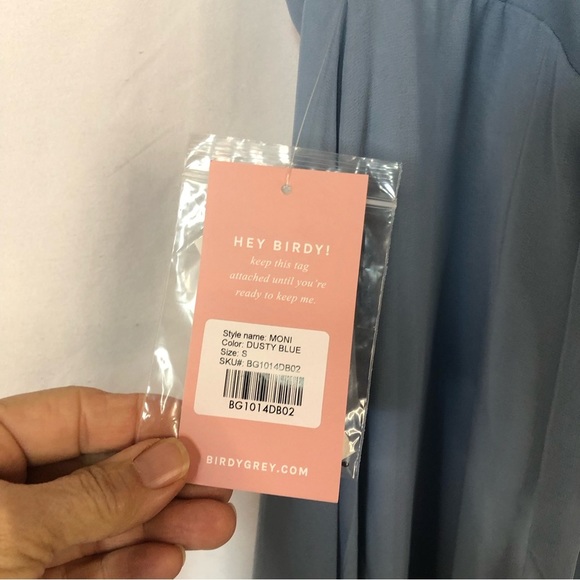 Birdy Grey Women’s Dress Moni Silver Gray Side Pockets Convertible Back - Picture 10 of 10